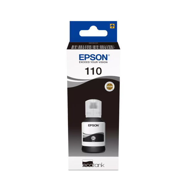 Picture of Epson Ink Bottle 110 Black 120ml